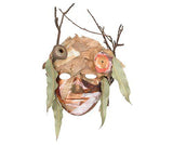 Papier-mache Full Face Mask - Zart