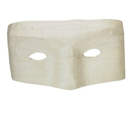 Papier-mache Half Face Mask - Zart