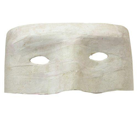 Papier-mache Half Face Mask - Zart