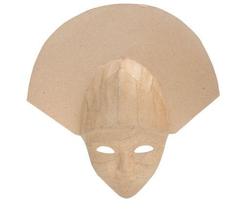 Papier-mache Headdress Face Mask - Zart