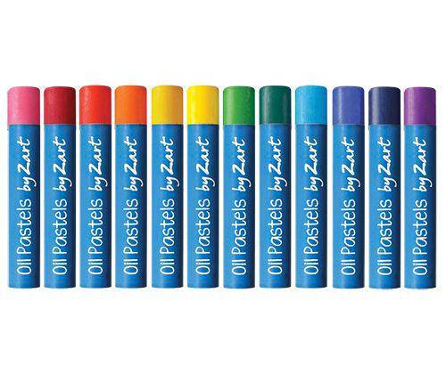 Basics Oil Pastels Cool and Warm Colours Pack of 48 - Zart