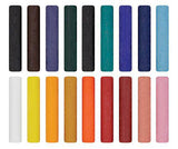 Zart Supermix Oil Pastels Coloured Set of 18 - Zart