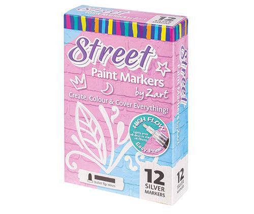 Street Paint Markers by Zart Pack of 12 - Zart