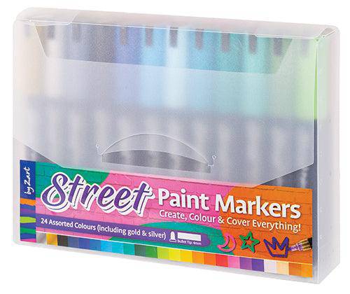 Street Paint Markers by Zart Pack of 24 - Zart