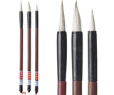 Chinese Pen Brushes Assorted Pack of 3 - Zart