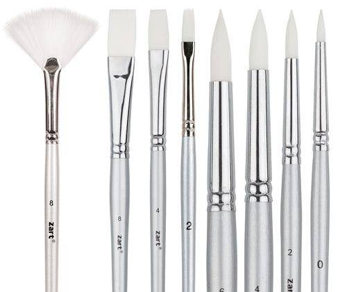 Dynamic Taklon Brush Set Pack of 8 - Zart