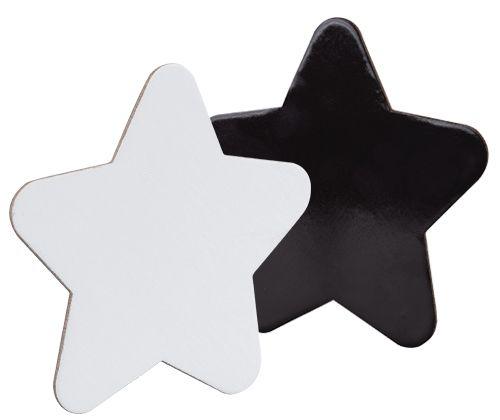 Canvas Board Magnetic Star 15cm Pack of 4 - Zart