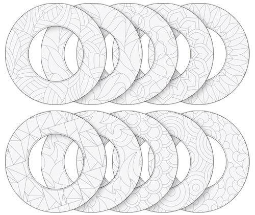 ColourMe Wreath Pack of 10 - Zart