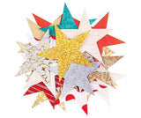 Handmade Paper Stars Xmas Colours Pack of 100 - Zart