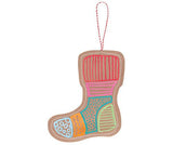 Stitched Kraft Christmas Ornaments Pack of 10 - Zart