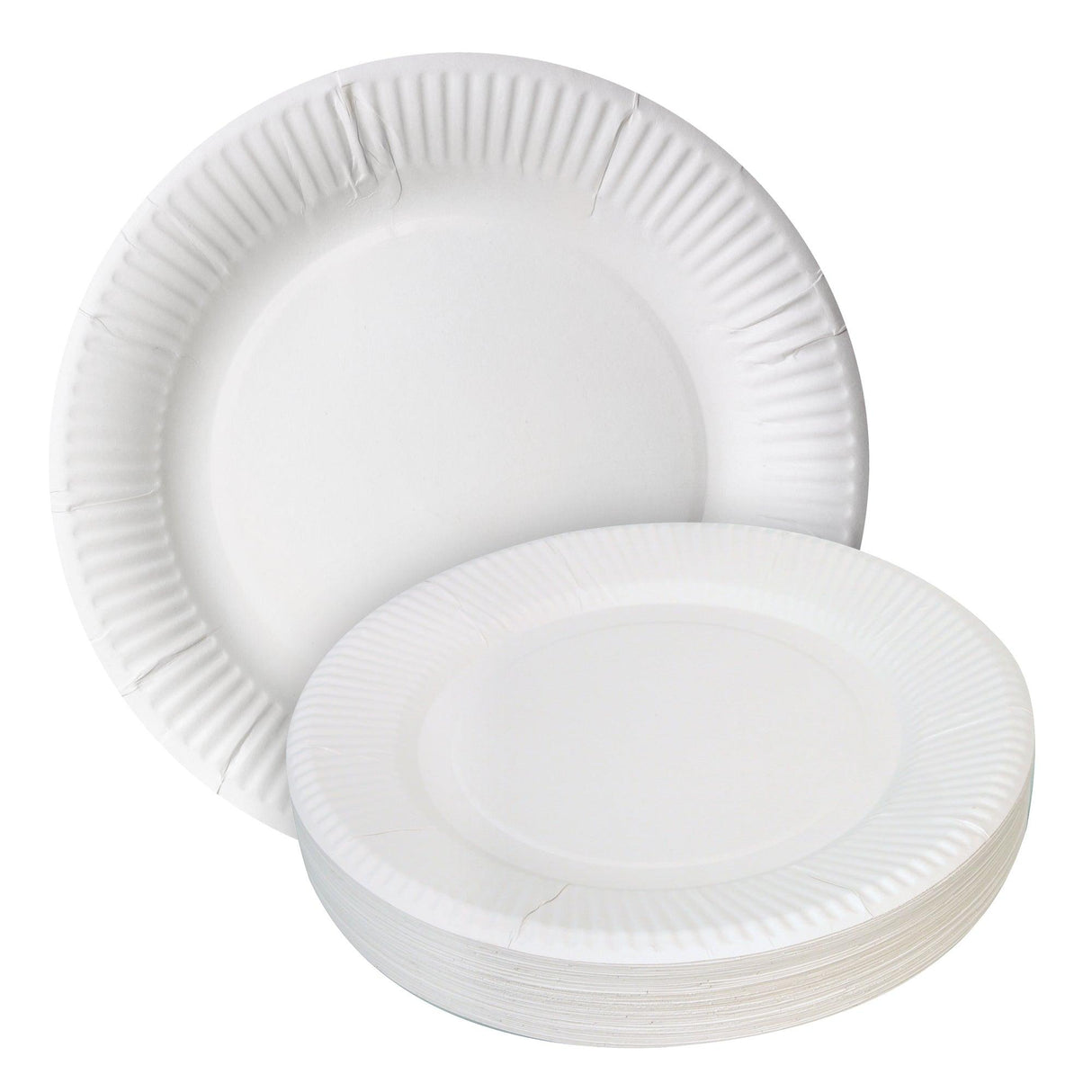 Paper Plates White Pack of 50 - Zart