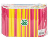 ECO Paper Straws 8mm x 19.7cm Coloured Pack of 500 - Zart