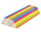 ECO Paper Straws 8mm x 19.7cm Coloured Pack of 500 - Zart