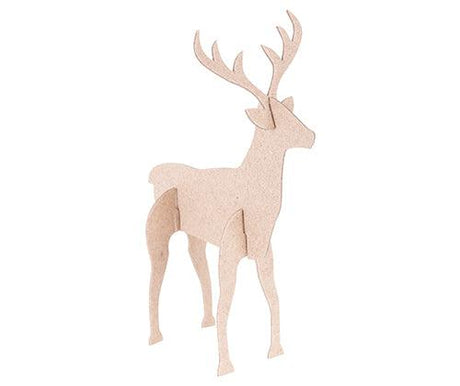 Papier-mache Reindeer Pack of 10 - Zart