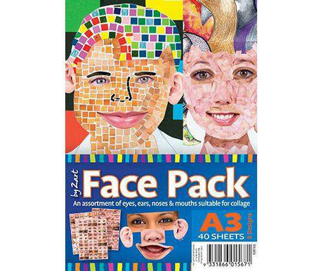 Face Pack Paper A3 Pack of 40 - Zart