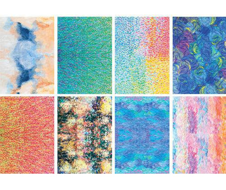 Pattern Papers A4 Impressionist Pack of 40 - Zart