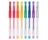 Basics Coloured Glitter Pens Pack of 8 - Zart