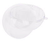 Plastic Bauble Clear 70mm Pack of 10 - Zart