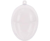 Plastic Egg Shape 80mm Pack of 10 - Zart