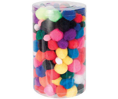 Basics Pom Poms Assorted Pack of 300 - Zart