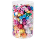 Basics Pom Poms Glitter Colours Pack of 200 - Zart