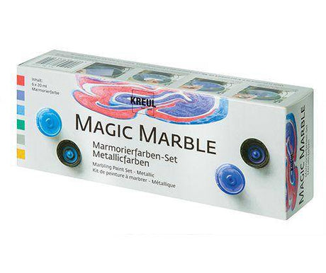 Magic Marble Paint Metallic Pack of 6 - Zart