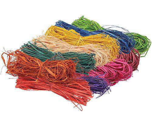 Raffia Natural Coloured Pack of 20 - Zart