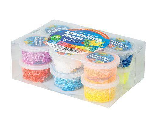 Modelling Foam Dough Coloured 20g Pack of 12 - Zart