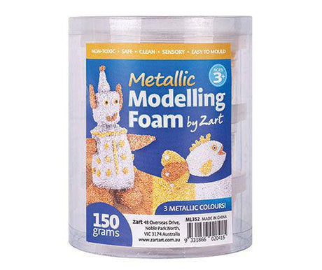 Modelling Foam Metallic 150g (3 x 50g) - Zart