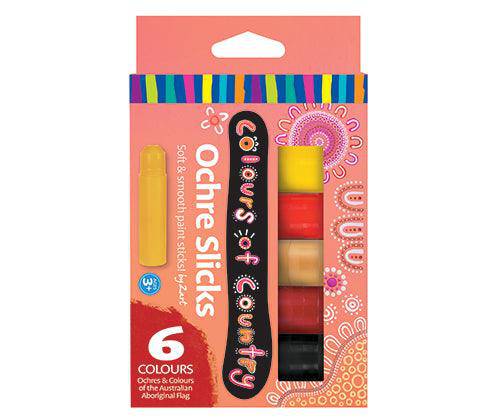 Colours of Country Slicks Ochre Set of 6 - Zart