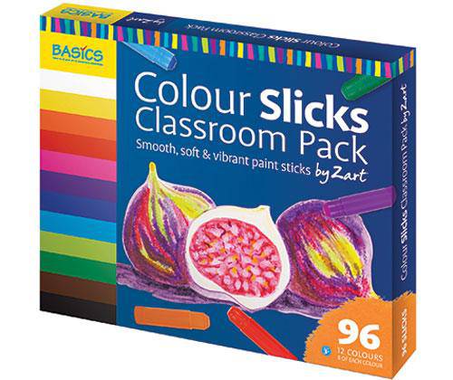 Slicks by Zart Colour Classpack Pack of 96 - Zart