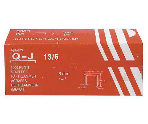 Tacker Staples Pack of 5000 - Zart