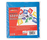 Dinosaur Stencils 15.2 x 15.2cm Pack of 6 - Zart