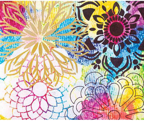 Mandala Stencils 15 x 15cm Pack of 6 - Zart