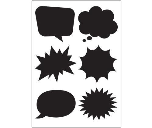 Pop Art Stencil Patterns by Zart Pack of 10 - Zart