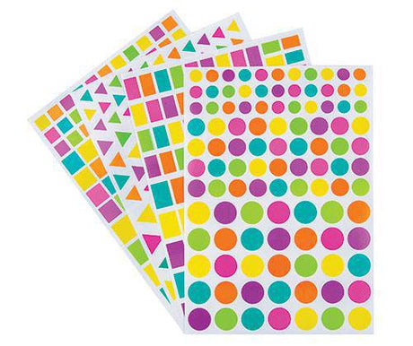 Adhesive Shapes Assorted Pack of 40 - Zart