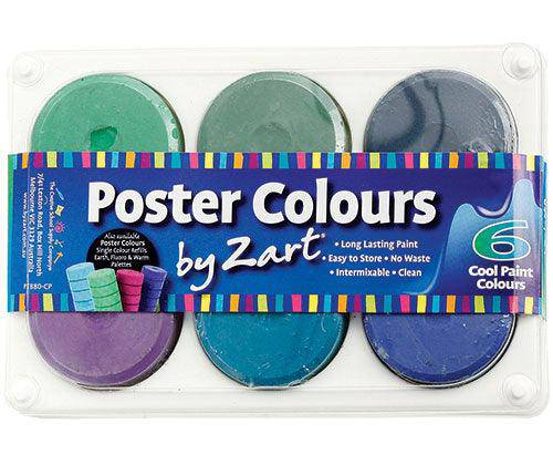 Poster Colours Paint Assorted Sets Pack of 4 - Zart