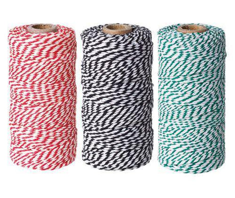 Bakers Twine 100m Xmas Pack of 3 - Zart