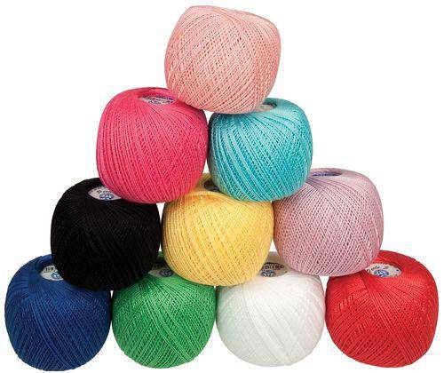 Perle #5 Coloured Cotton Thick Pack of 10 - Zart