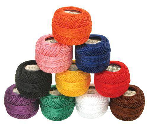 Perle #8 Coloured Cotton Thin Pack of 10 - Zart