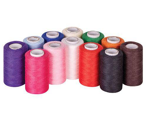 Sewing Thread Cololured 1000 yards Pack of 12 - Zart