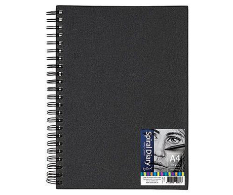 Hard Spiral Cover Diary A4 - Zart