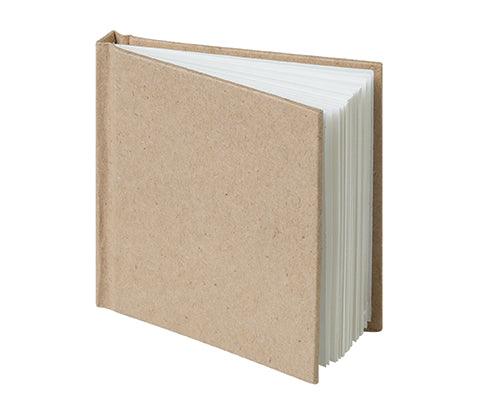 Kraft Mini Notebooks 7.5 x 7.5cm Pack of 12 - Zart