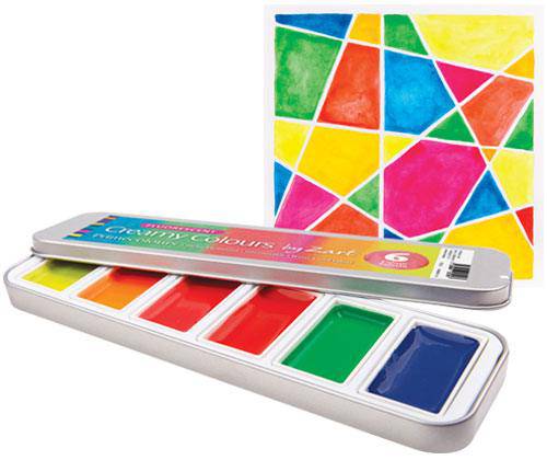 Creamy Colours Watercolours by Zart Fluorescent - Zart