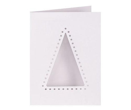 Christmas Cut-out Threading Card Pack of 10 - Zart