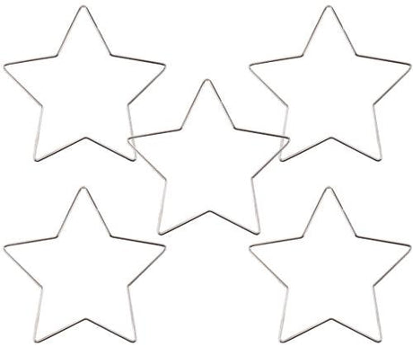 Wire Star 15cm Pack of 5 - Zart