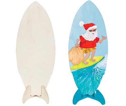 Wooden Surfboard with Stand - Zart