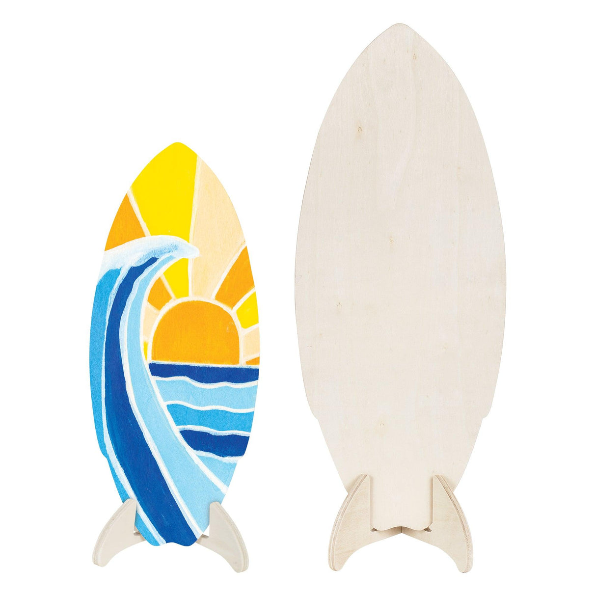 Wooden Surfboard with Stand - Zart