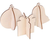 3D Festive Hangers Pack of 12 - Zart