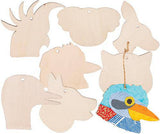 Wooden Australian Animal Hangers Pack of 21 - Zart